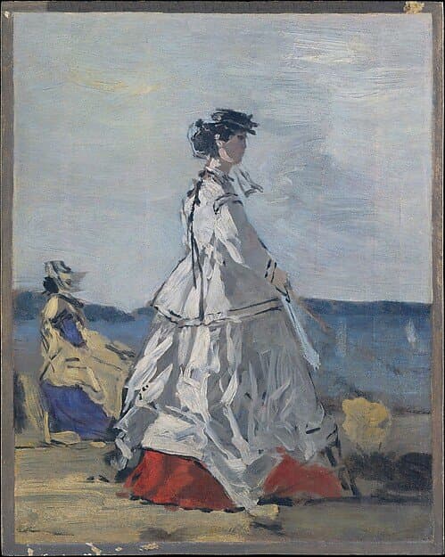 Princess Pauline Metternich (1836–1921) on the Beach — Eugène Boudin