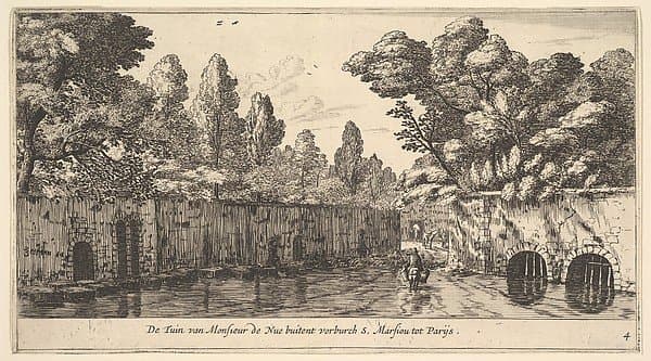 The Garden of M. de Nue Outside of the Suburb of S. Marceau near Paris — Reinier Nooms, called Zeeman