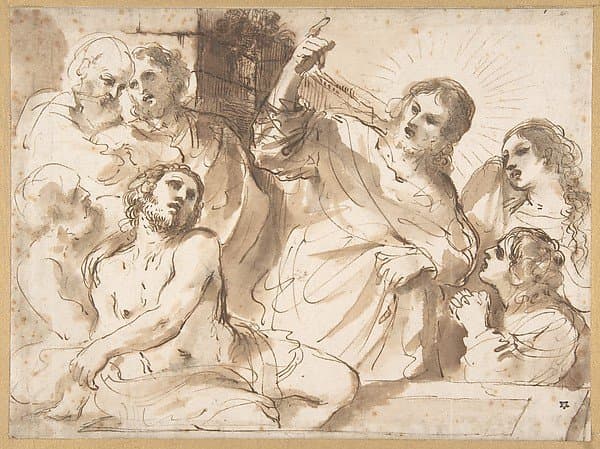The Raising of Lazarus — Guercino