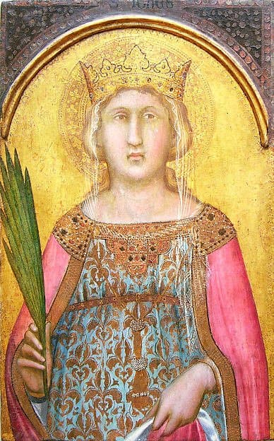 Saint Catherine of Alexandria — Pietro Lorenzetti