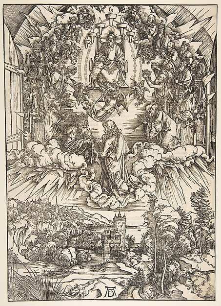 Saint John Before God and the Elders, from The Apocalypse — Albrecht Dürer