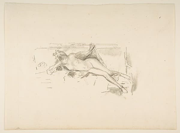 Nude Model, Reclining (Nude Model Resting) — James Abbott McNeill Whistler