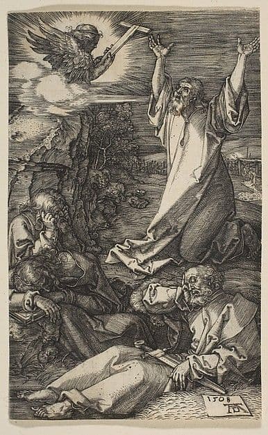 Christ on the Mount of Olives, from "The Passion" — Albrecht Dürer