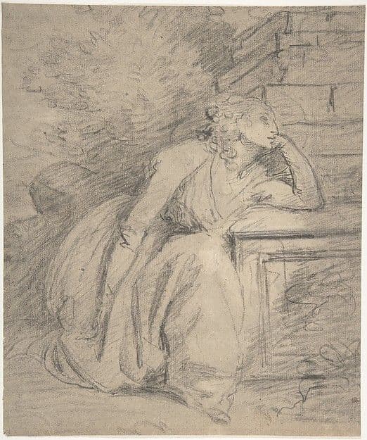 Study of a Seated Woman — John Hoppner