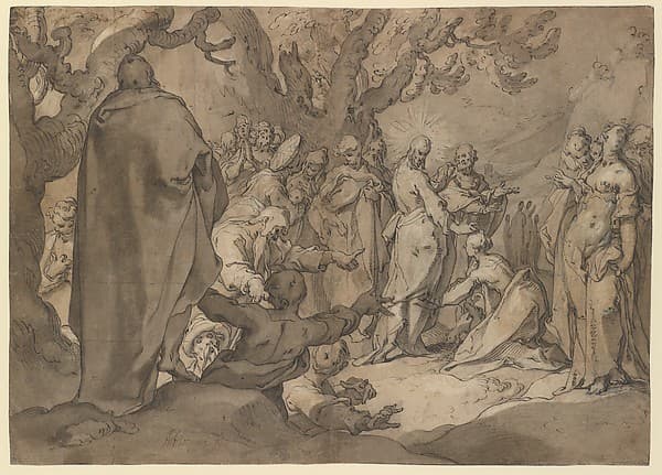 Christ and the Canaanite Women — Abraham Bloemaert
