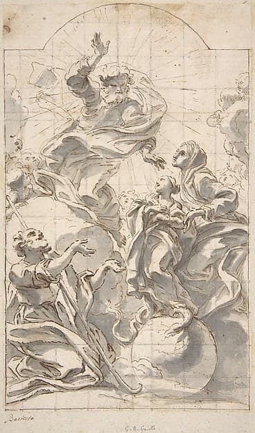 Allegory of the Immaculate Conception — Giovanni Battista Gaulli