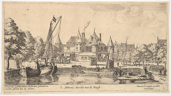 S. Anthonis Marckt met de Waegh — Reinier Nooms, called Zeeman
