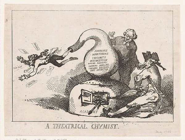 A Theatrical Chymist — Thomas Rowlandson