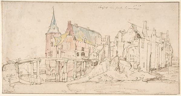 The Ruins of Castle Merxem, near Antwerp — Jan Brueghel the Elder