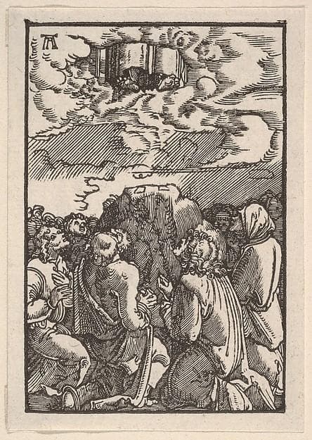 The Ascension of Christ, from The Fall and Salvation of Mankind Through the Life and Passion of Christ — Albrecht Altdorfer