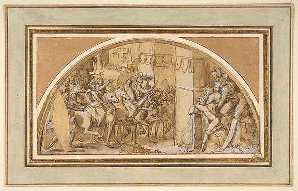Triumphal Entry into a City — Francesco de' Rossi