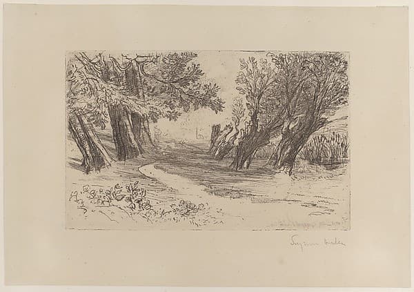 The Lovers' Walk, No. 1 — Francis Seymour Haden