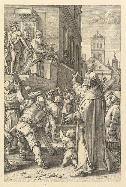Ecce Homo, from "The Passion of Christ" — Hendrik Goltzius