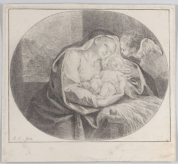 The Virgin and Child — Charles-Antoine Coypel