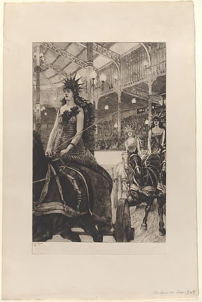 The Ladies of the Chariots at the Hippodrome (Ces dames des chars à l'Hippodrome) — James Tissot