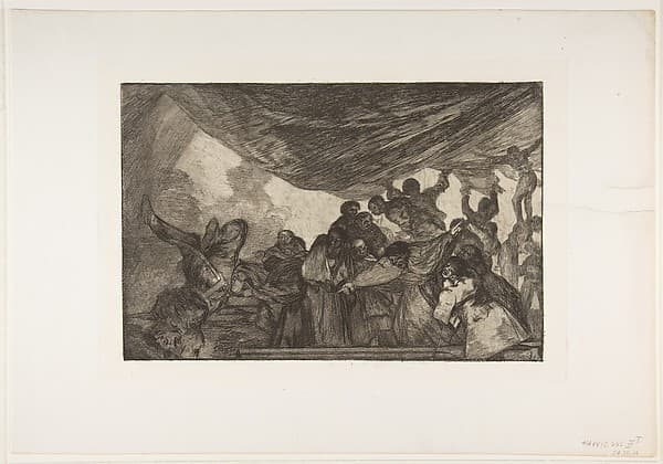 Clear Folly, from "The Disparates" (Follies / Irrationalities) — Francisco Goya
