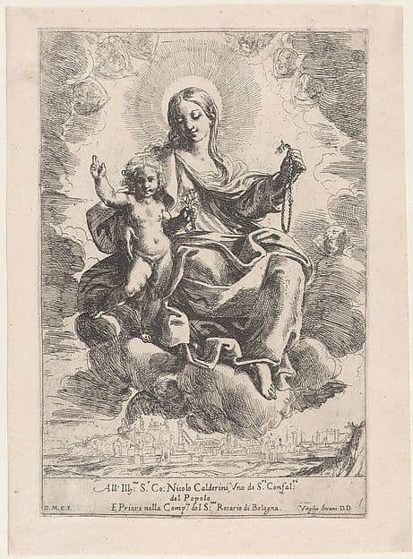 The Virgin of the Rosary — Domenico Maria Canuti
