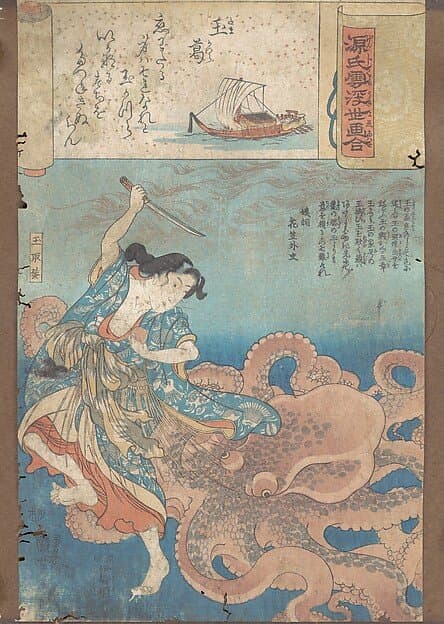 The Jeweled Chaplet — Utagawa Kuniyoshi
