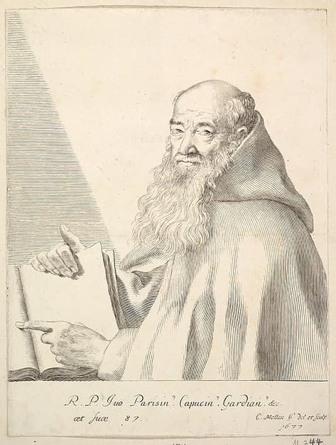 Portrait of Le Père Yves — Claude Mellan