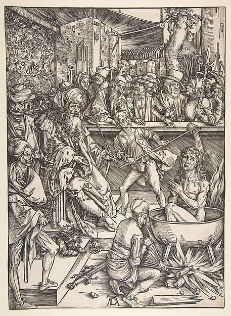 The Martyrdom of Saint John, from "The Apocalypse" — Albrecht Dürer