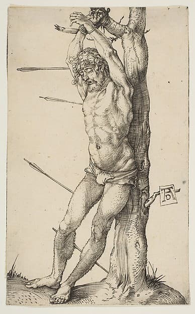 Saint Sebastian Tied to a Tree — Albrecht Dürer
