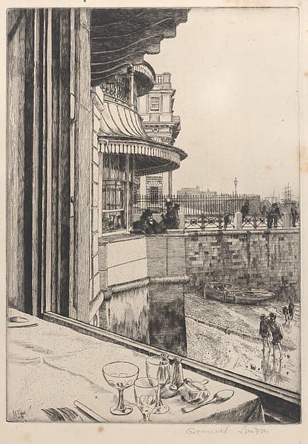 Trafalgar Tavern, Greenwich — James Tissot