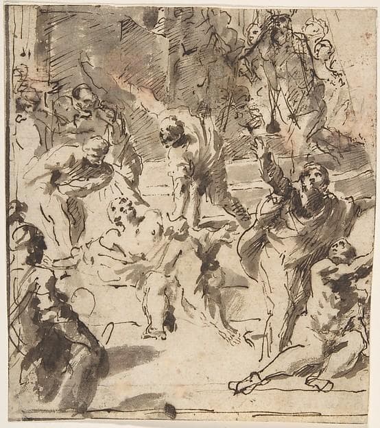 The Martyrdom of the Apostle Thomas — Giovanni Lanfranco