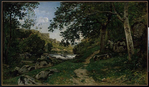 The Rocky Path in the Morvan (Chemin des roches dans le Morvan) — Henri-Joseph Harpignies