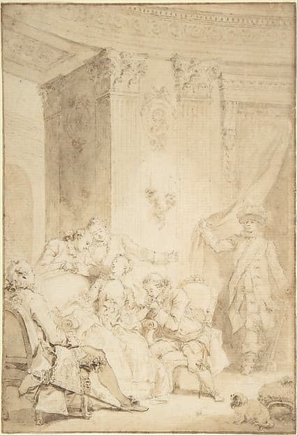The Husband-Confessor — Jean-Honoré Fragonard