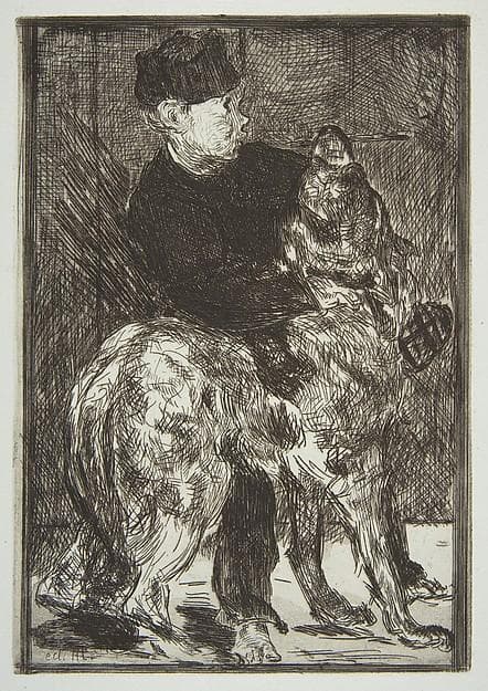 Boy and Dog — Édouard Manet