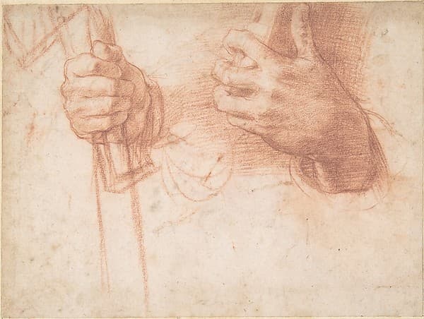 Studies of Hands — Andrea del Sarto