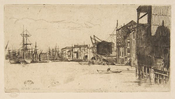 Free Trade Wharf — James Abbott McNeill Whistler