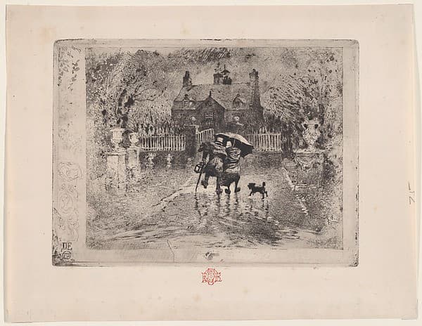 Country Neighbors (Les Voisins de Campagne) — Félix-Hilaire Buhot