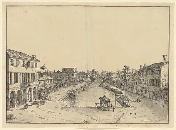 View of Mestre — Bernardo Bellotto