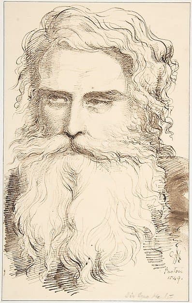 Head of a Bearded Old Man — Sir George Hayter