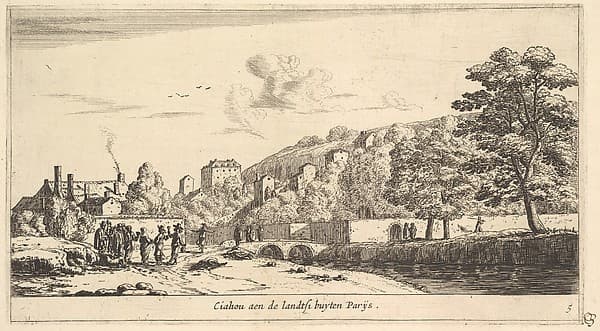 View of Chaillot in Paris — Reinier Nooms, called Zeeman