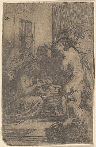 The Nativity — Parmigianino