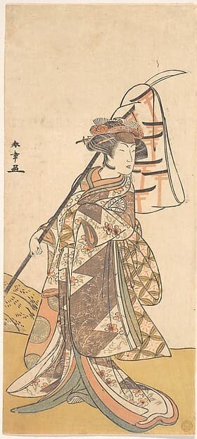 Kabuki Actor Segawa Kikunojō III — Katsukawa Shunshō
