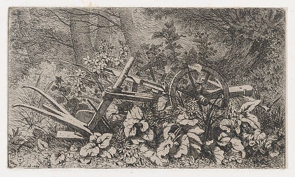 The Plow with Burdock Plants — Eugène Bléry