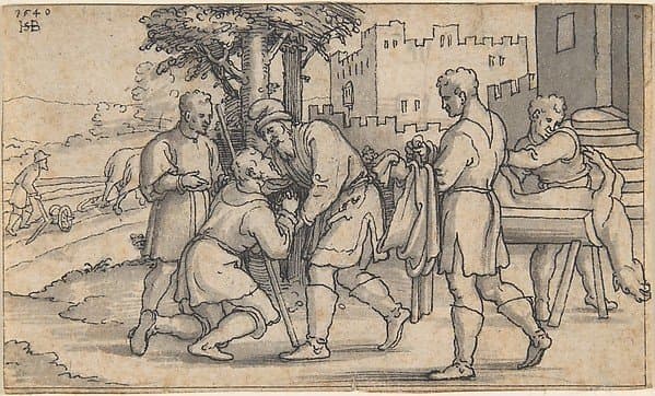 The Return of the Prodigal Son — Sebald Beham