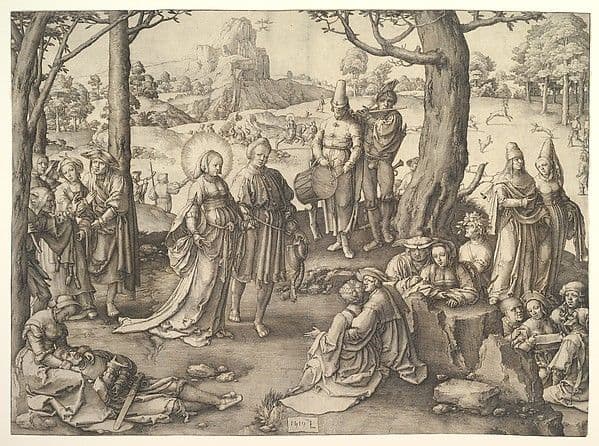 The Dance of the Magdalene — Lucas van Leyden