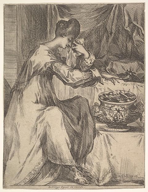 The Suicide of Portia — Jacques Bellange