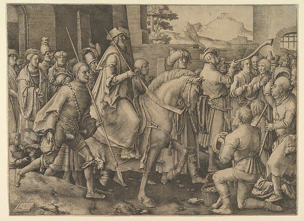 The Triumph of Mordecai — Lucas van Leyden