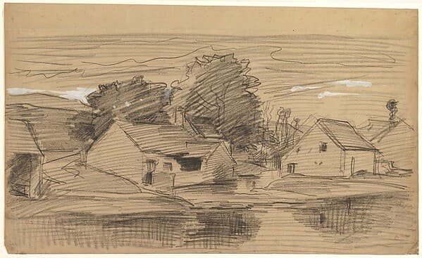 The Hamlet of Optevoz — Charles-François Daubigny