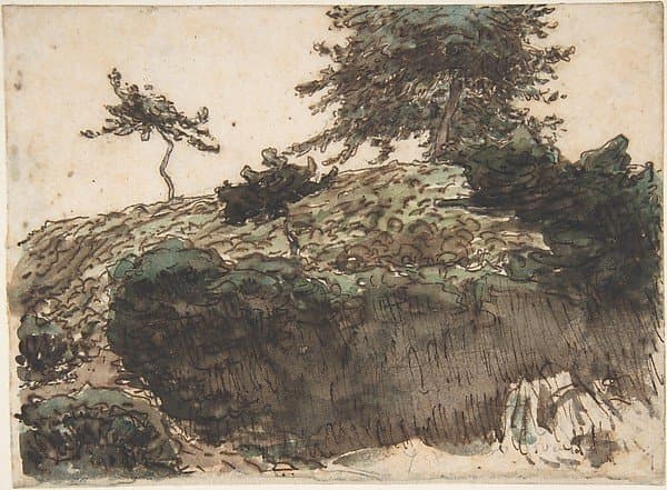 Landscape, Vichy — Jean-François Millet