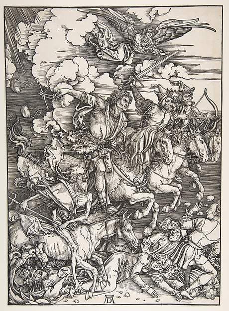 The Four Horsemen, from "The Apocalypse" — Albrecht Dürer