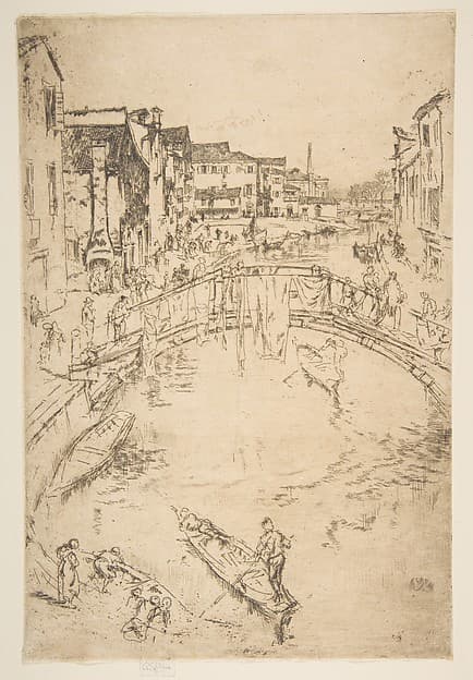 The Bridge, Santa Marta — James Abbott McNeill Whistler