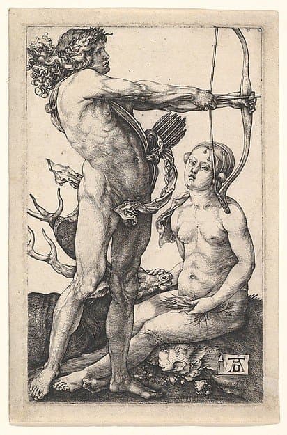 Apollo and Diana — Albrecht Dürer