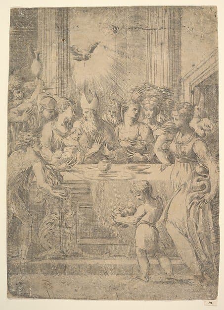 The presentation of Christ in the temple — Andrea Schiavone