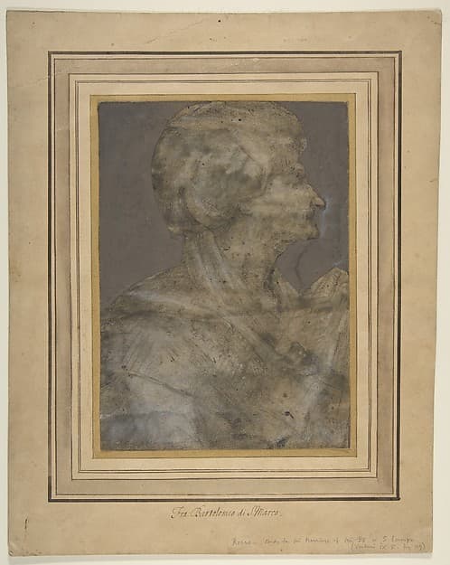 Bust Of an Old Woman in Profile to Right — Rosso Fiorentino